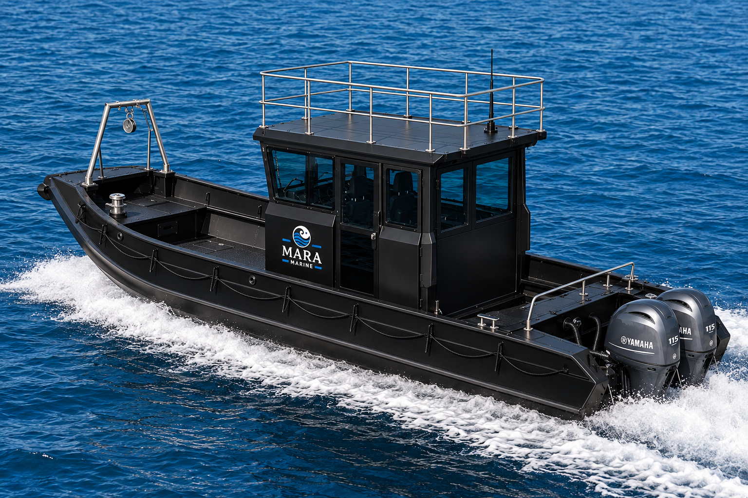 Mara Marine KB80 new-build vessel render